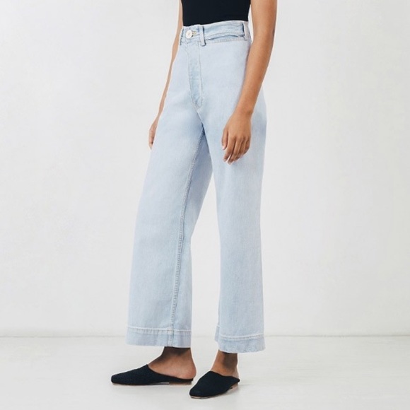 Jesse Kamm Denim - Jess Kamm Sailor Pant in Bleached